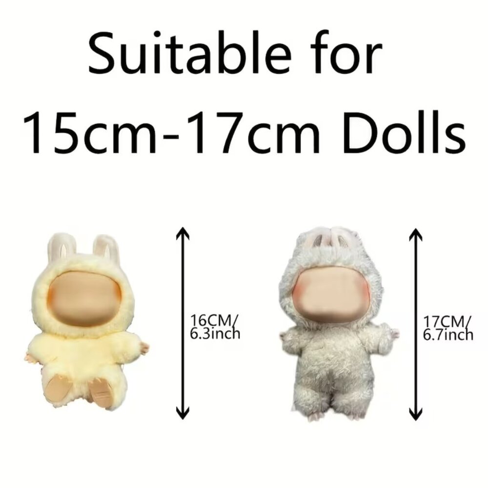 Minnie Mouse Labubu Doll Clothes (2-Pc) Skirt & Ears Outfit Set (NEW & SO CUTE!) - Picture 4 of 5